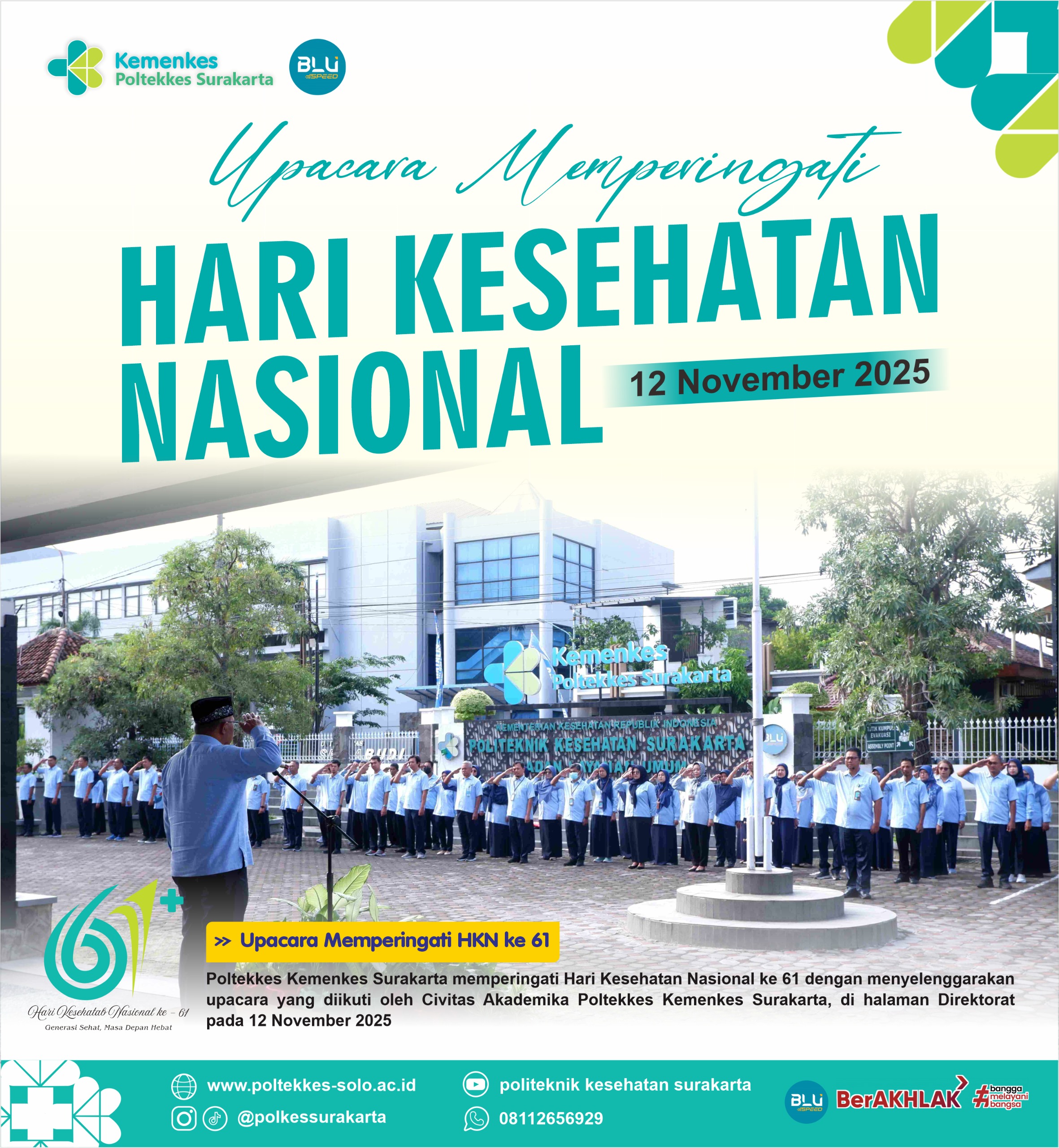 Upacara Peringatan HKN Ke 61