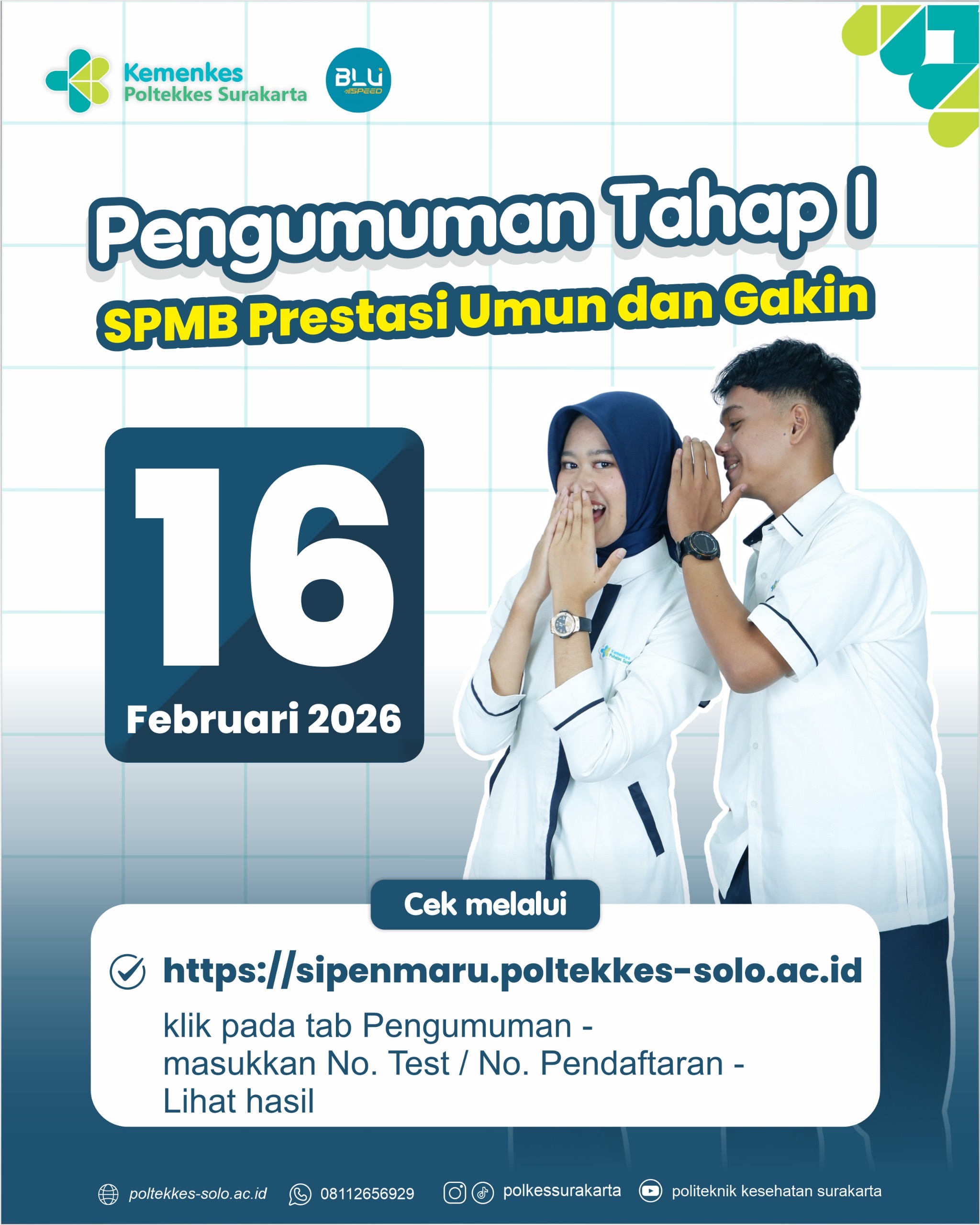 Pengumuman SPMB 2026 Tahap I