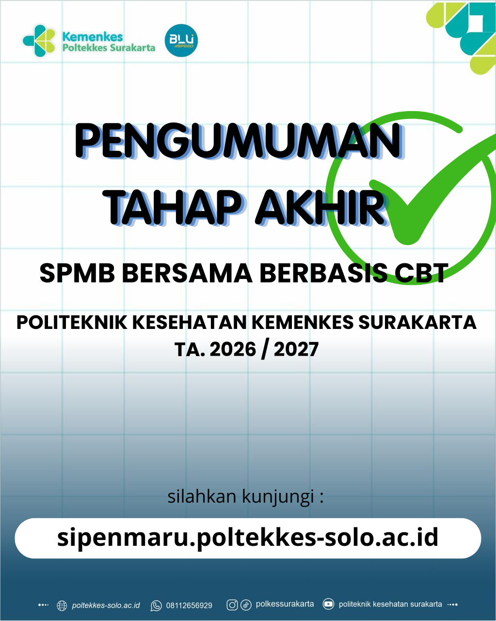 Pengumuman SPMB Bersama 2026/2027